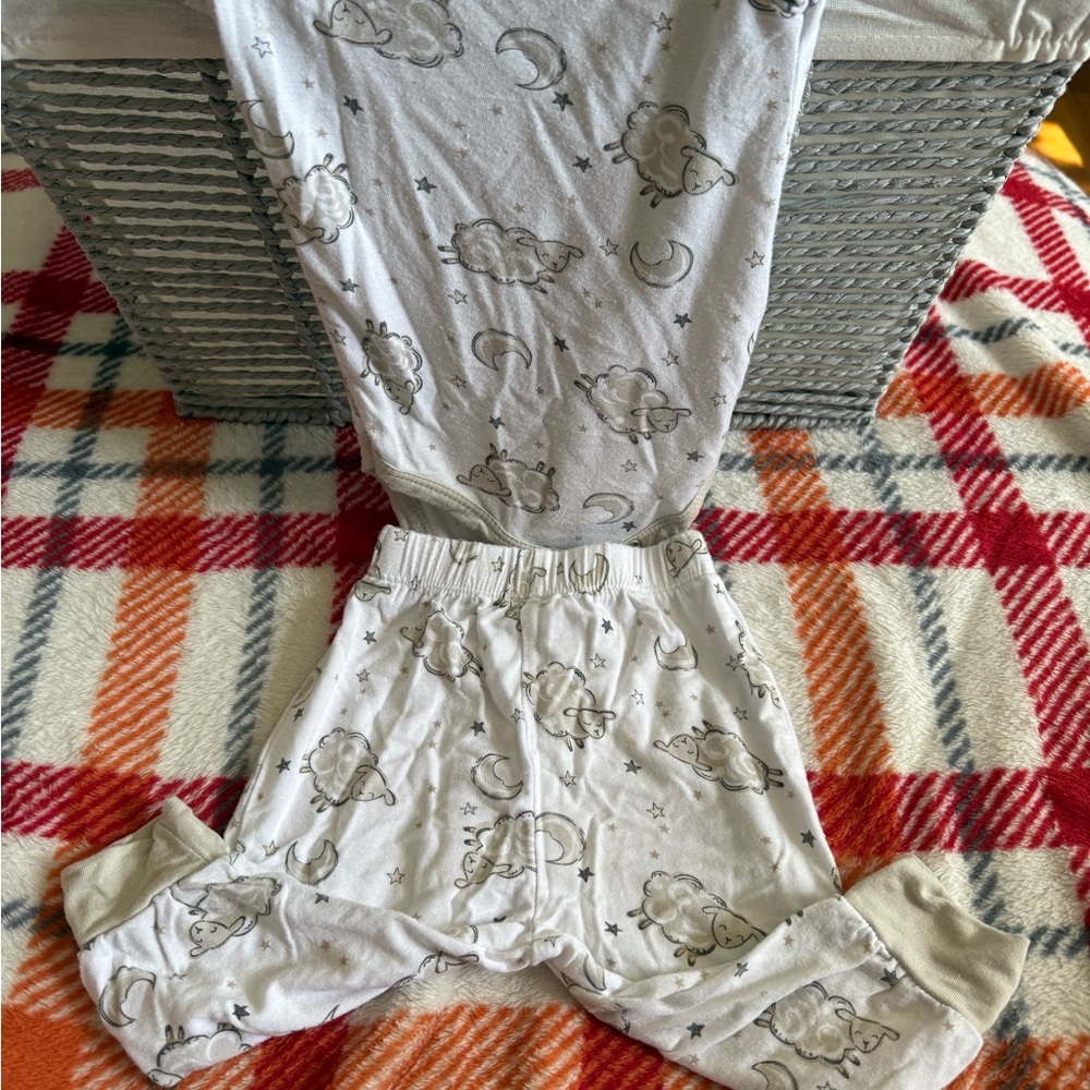 Millyberry Baby Pajama with Cloud Print
